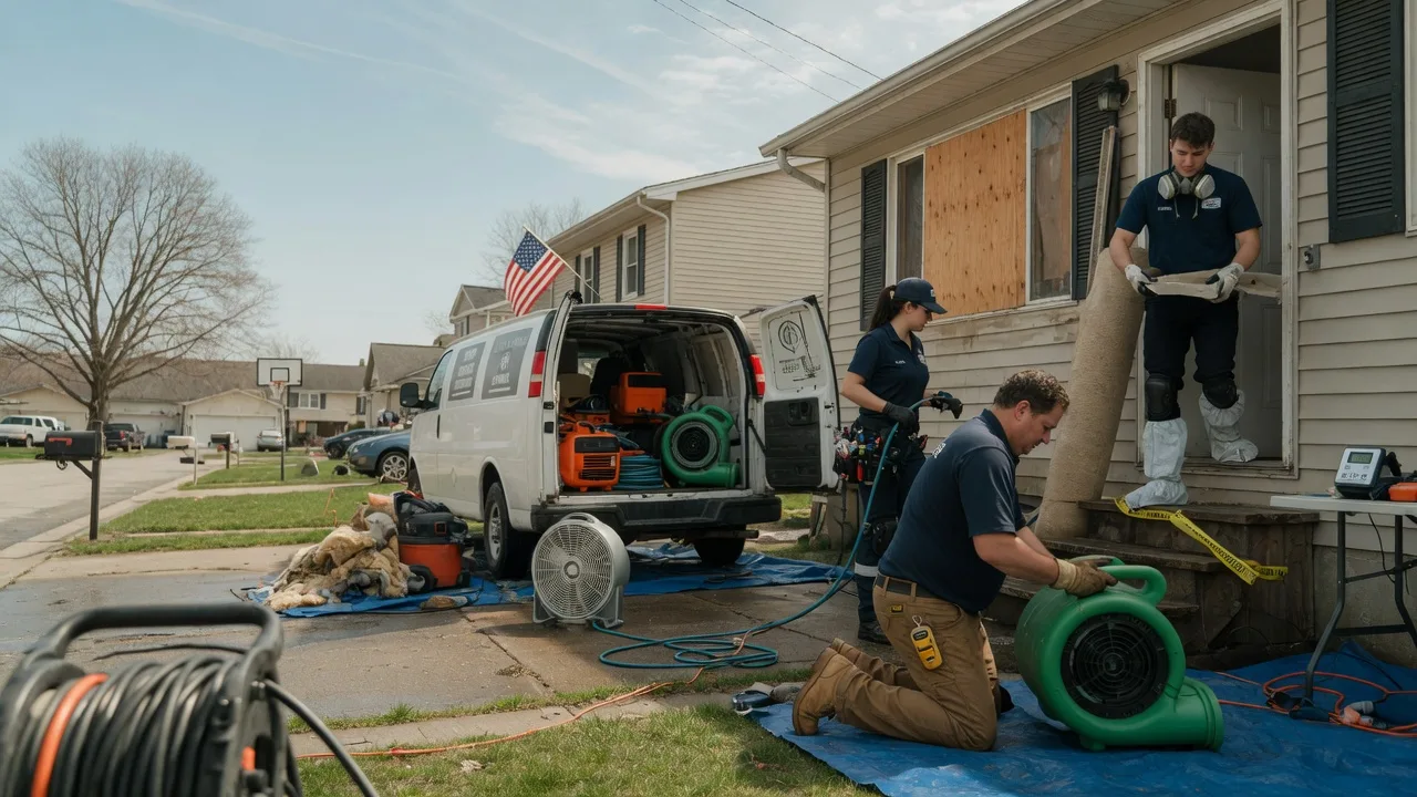Water Damage Restoration in Olivia, MN near me